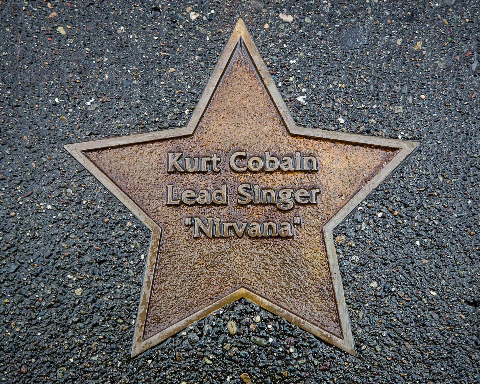 Kurt Cobain Walk of Fame star