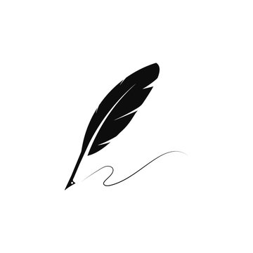 Kathleen's Mobile Notary Service logo quill